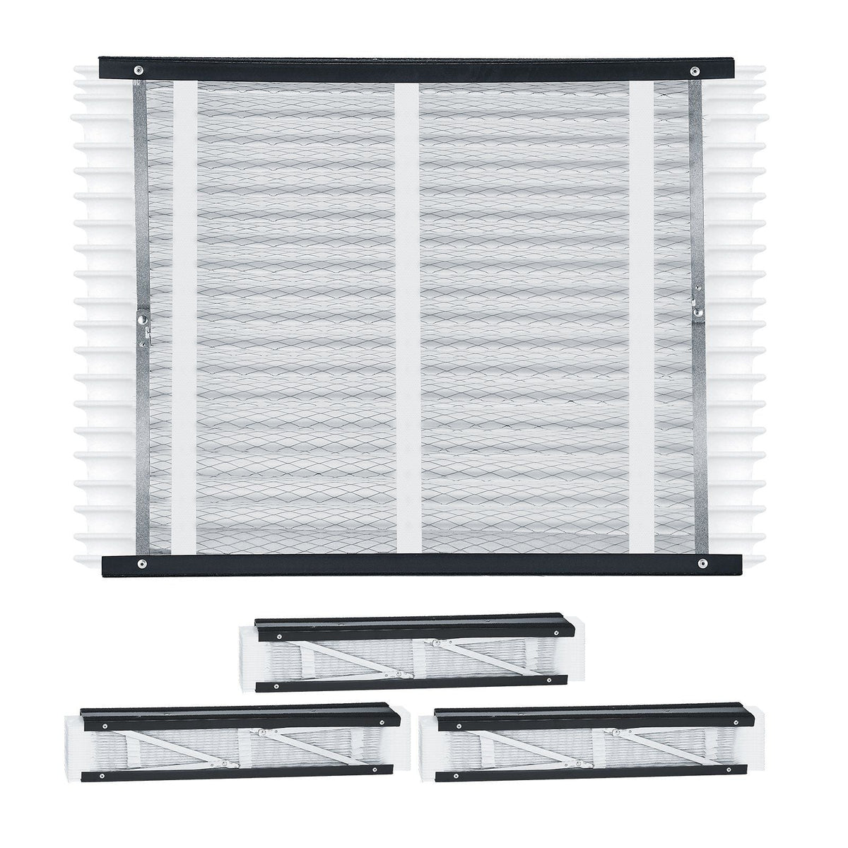 Air Filters MERV 13 Electrostatic Pleated HVAC Furnace Filter 4-Pack 20 x 25 x 4